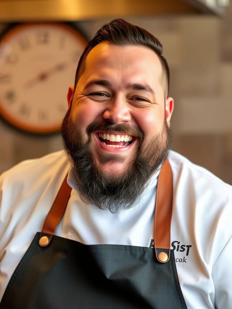 Celebrity Chef Carl Ruiz laughing