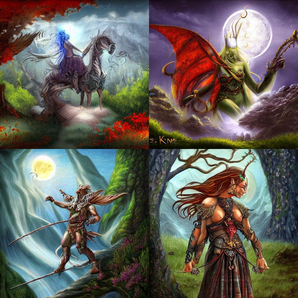 Surreal Fantasy Landscape Art