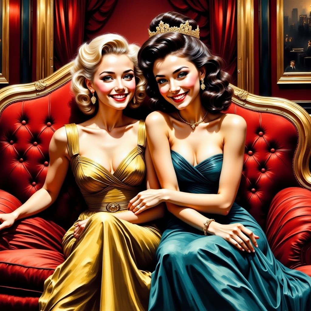 Iconic Hollywood Actresses in Warhol-Inspired Pop Art