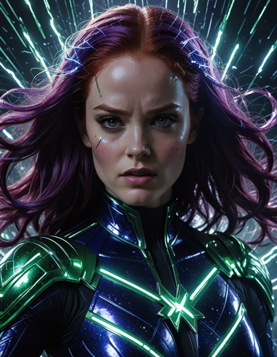 Madelaine Petsch as Polaris with Magnetic Powers