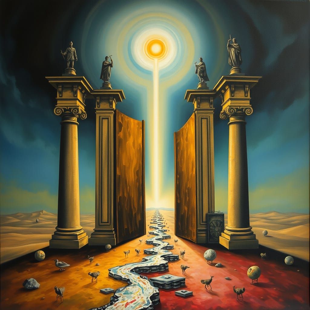 Surreal Gate Inspired by Salvador Dali