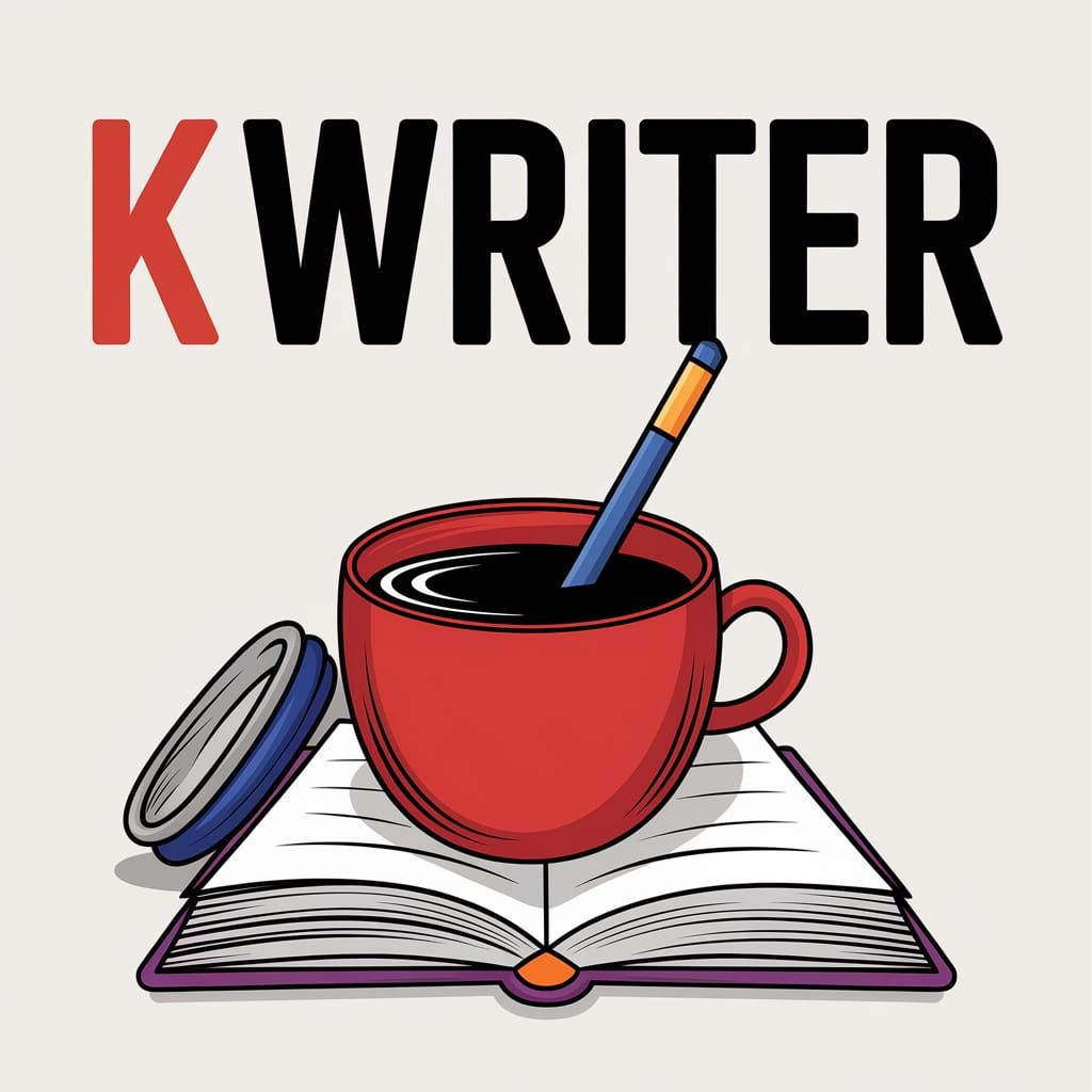 Title "KWriter" ✍️👩‍🎨📚🔮🖼