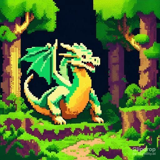 Dragon Image Generated by AI