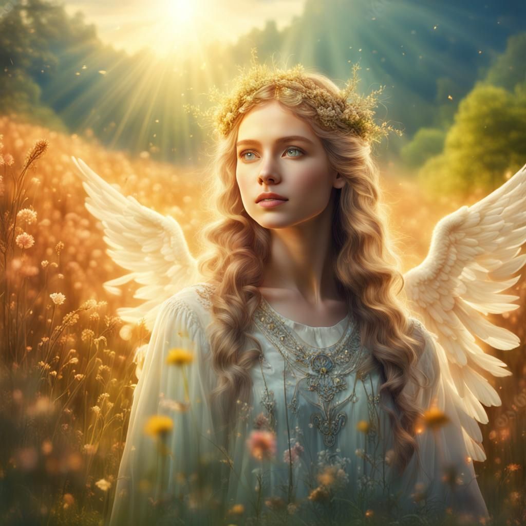 Angel descended into Meadow