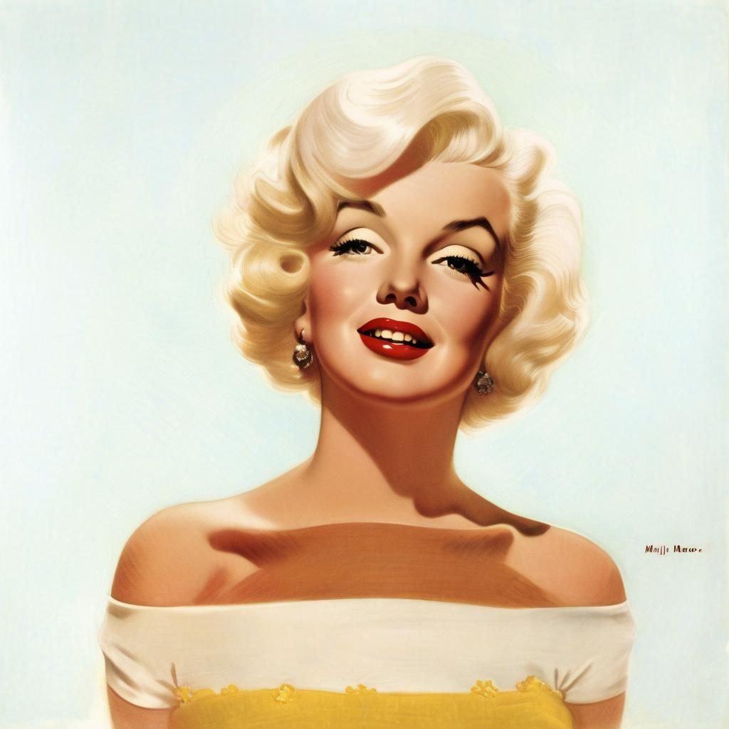 Marilyn Monroe in Art Frahm Style