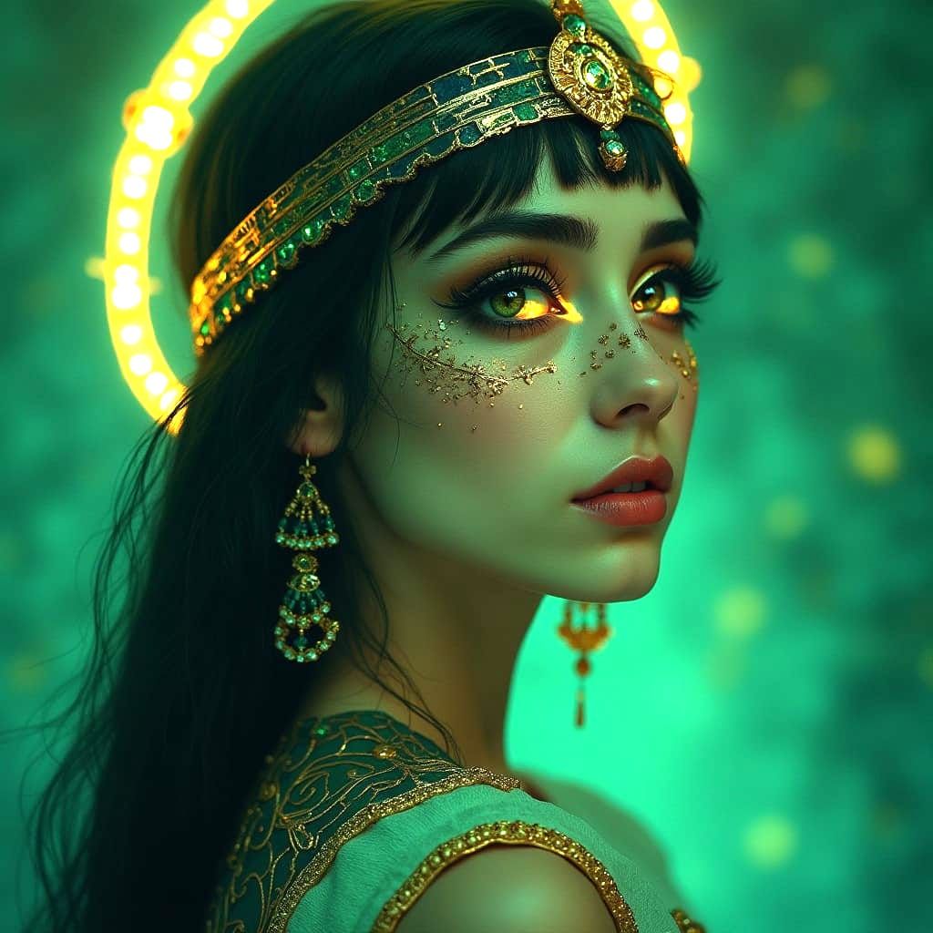 Ethereal Woman Reveals Mystical Inner World