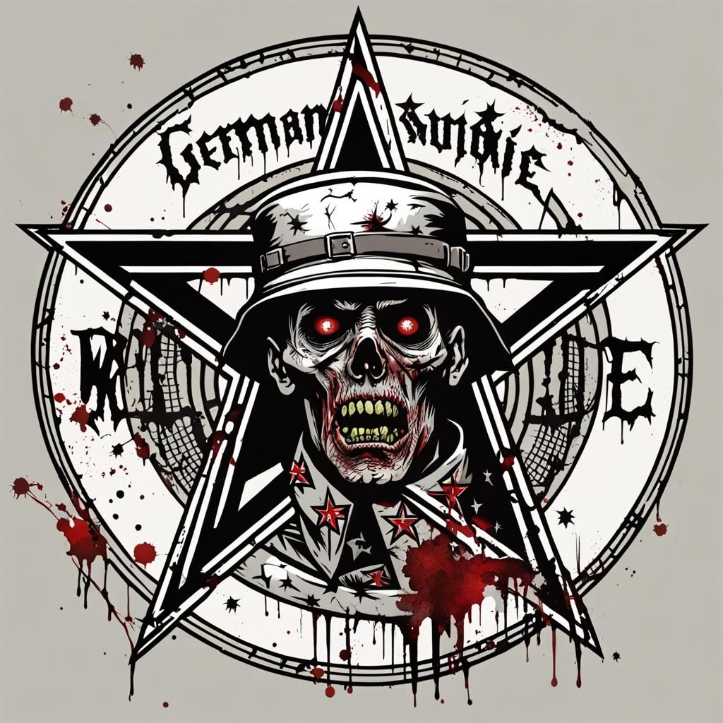 Zombie German Soldier Trapped in Pentagram