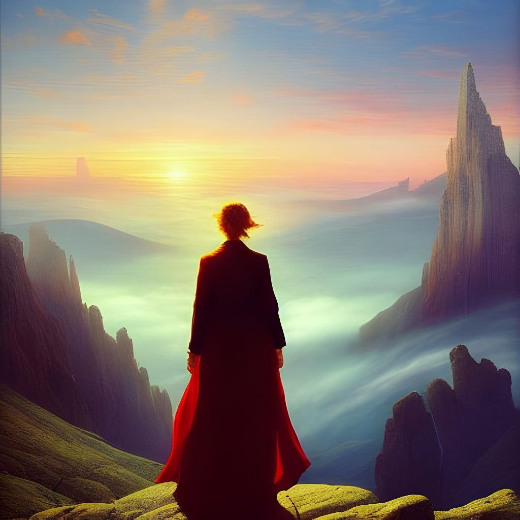 Woman Above Sea of Fog: Romanticism Reimagined