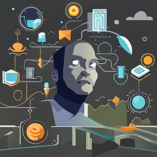 Super-Intelligent Artificial Intelligence Concept