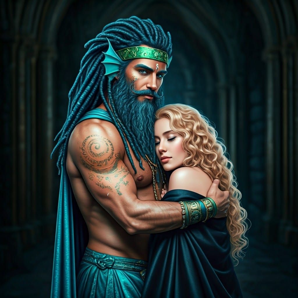 Regal Sea King in Tropical Evening Attire