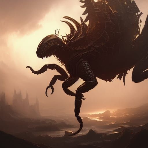 Armored Scorpion God: Dark Fantasy Masterpiece