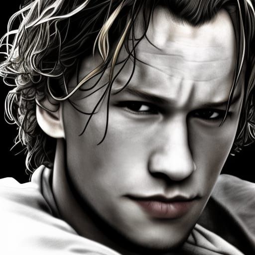 Handsome Anime Male Portrait in High Resolution