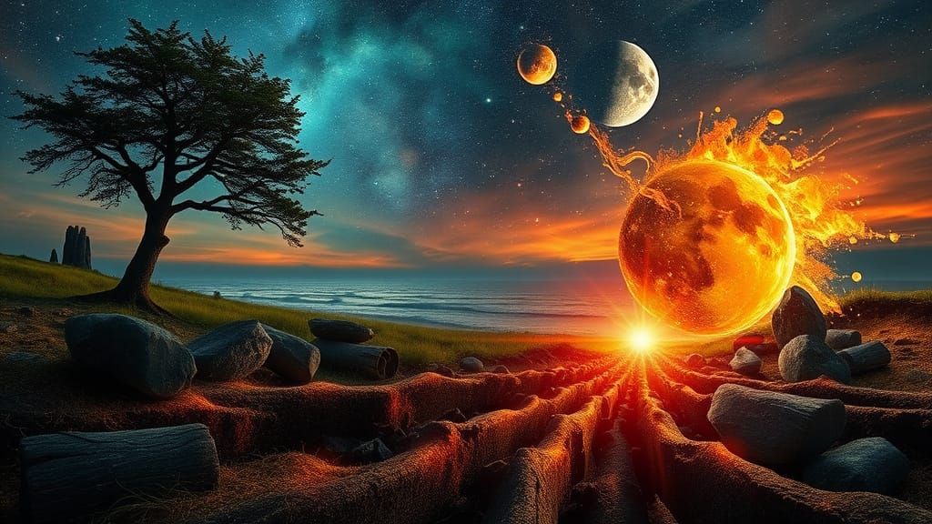 Surrender to Nature's Harmony in Vibrant 8K Digital Art