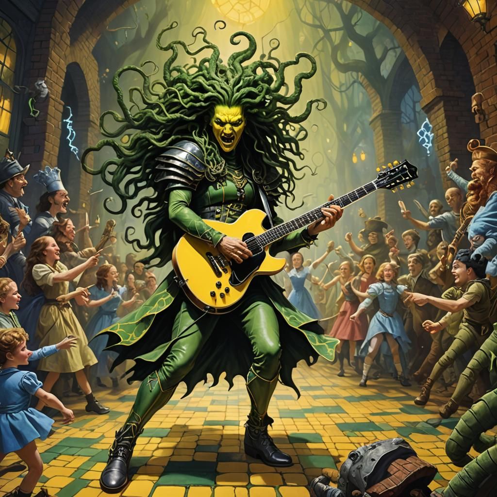 Medusa's Guitar Solo on the Yellow Brick Road