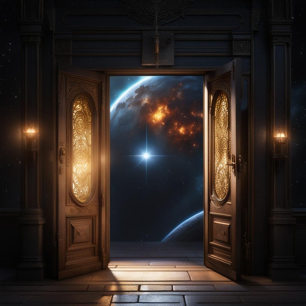 Pleiades Portal: A Detailed Matte Painting