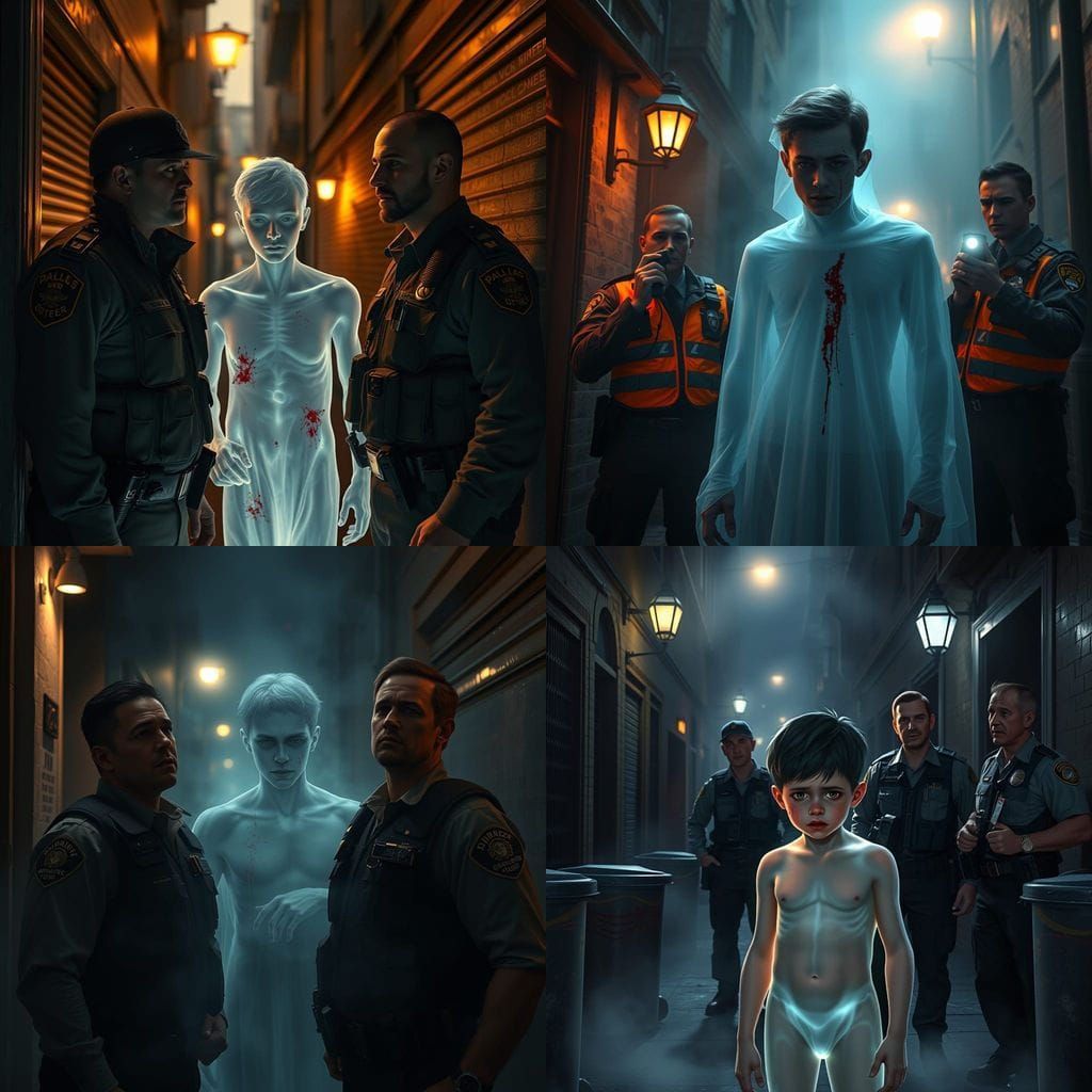 Ghostly Encounter in San Francisco: Matte Painting