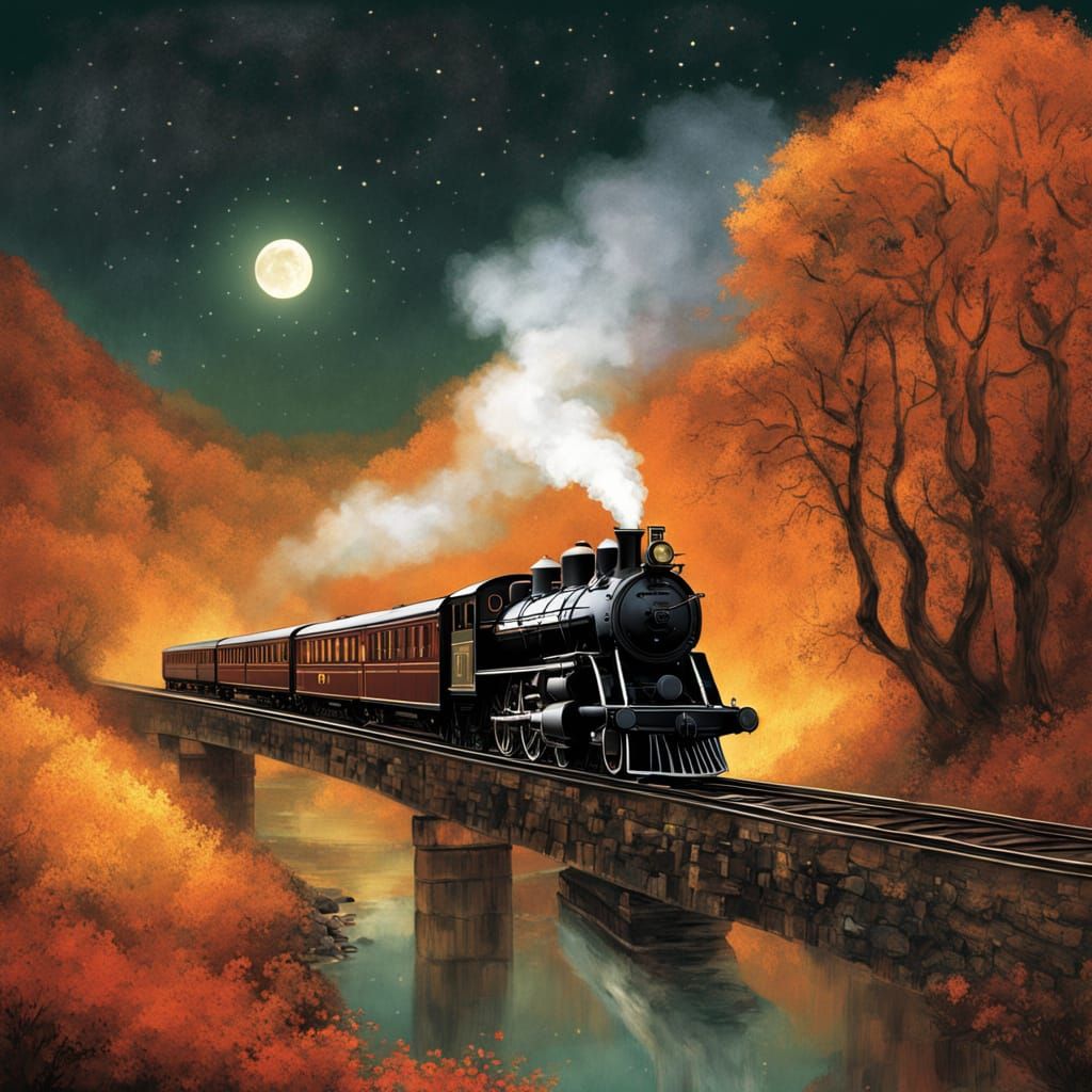 Em cada trilho, um pedaço de sonho ✨🚂🌙