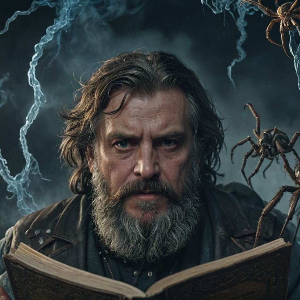 Fanciful Beard in Guillermo del Toro Style