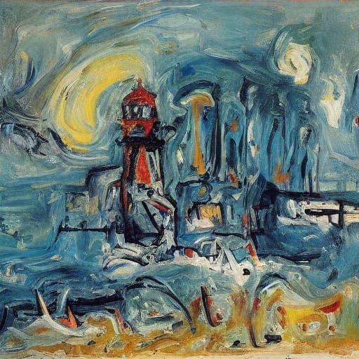 Expressive Portrait Inspired by Soutine and Rembrandt