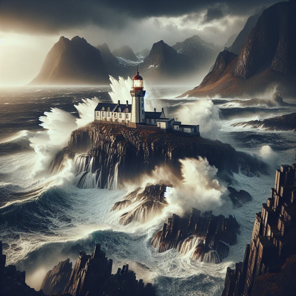 Resilient Lighthouse Amidst Turbulent Waves in Hyperrealisti...