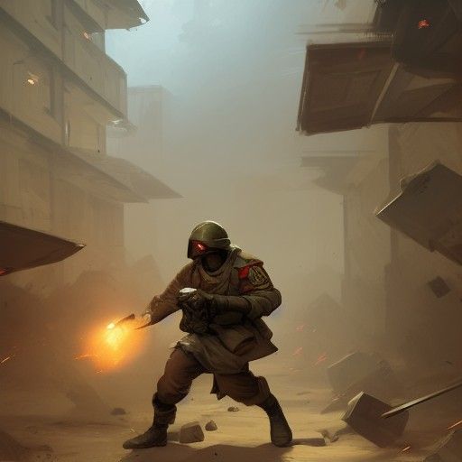 Explosive Melee Combat: Dynamic Splash Art