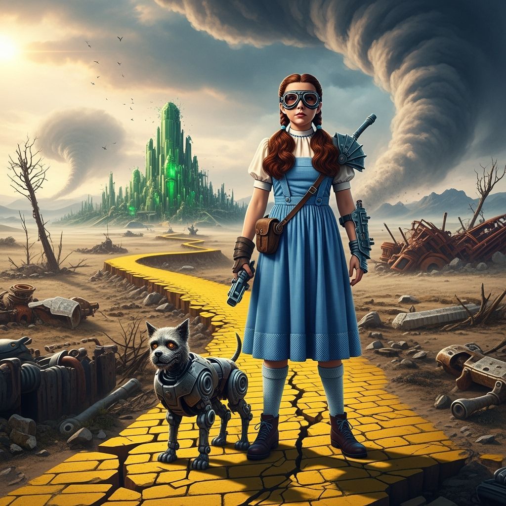 Post-Apocalyptic Wizard of Oz Poster Art