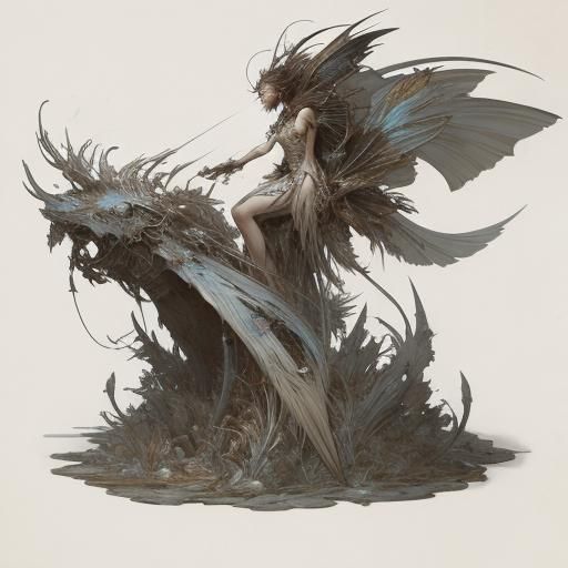 Surreal Hybrid Creature Portrait