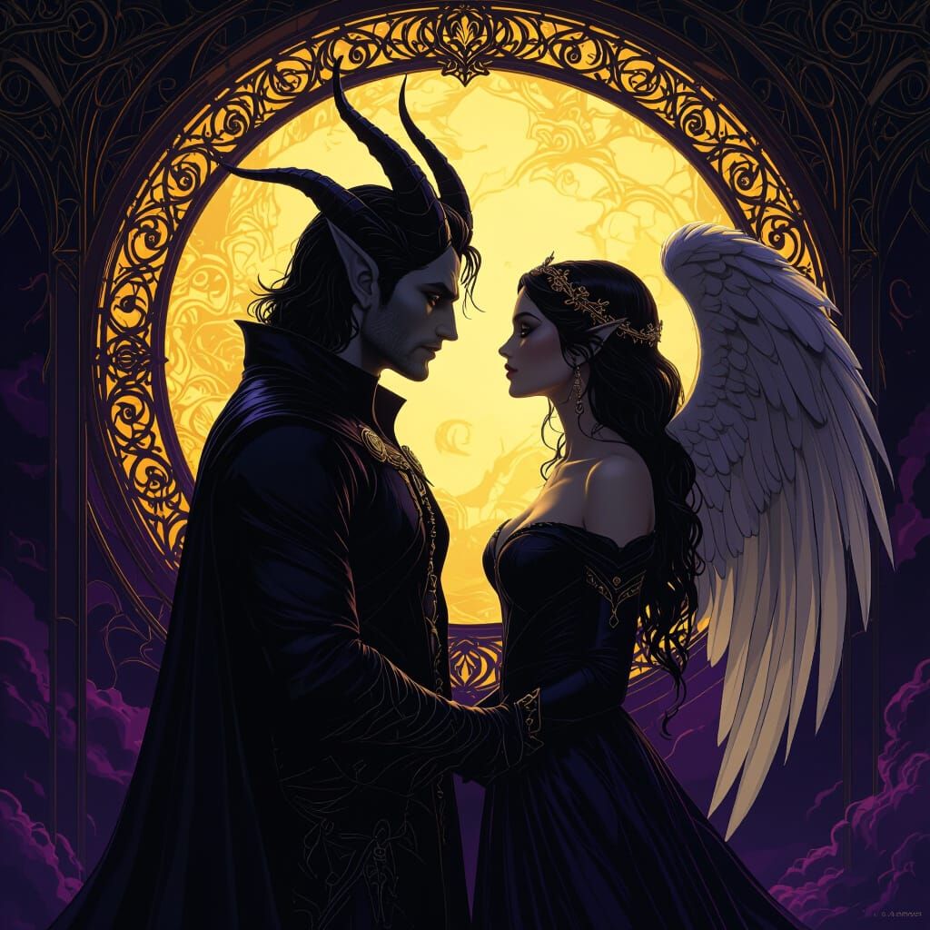 Seductive Half-Demon Longing for an Angel