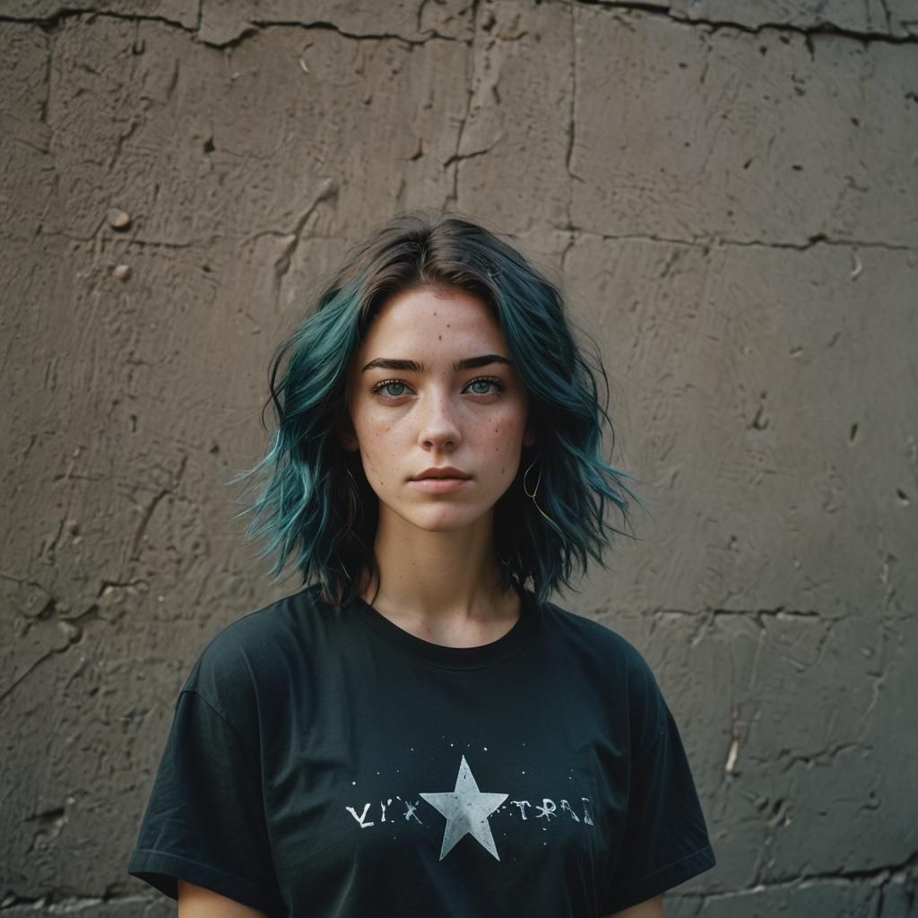 Cinematic Portrait of a Teenage Girl