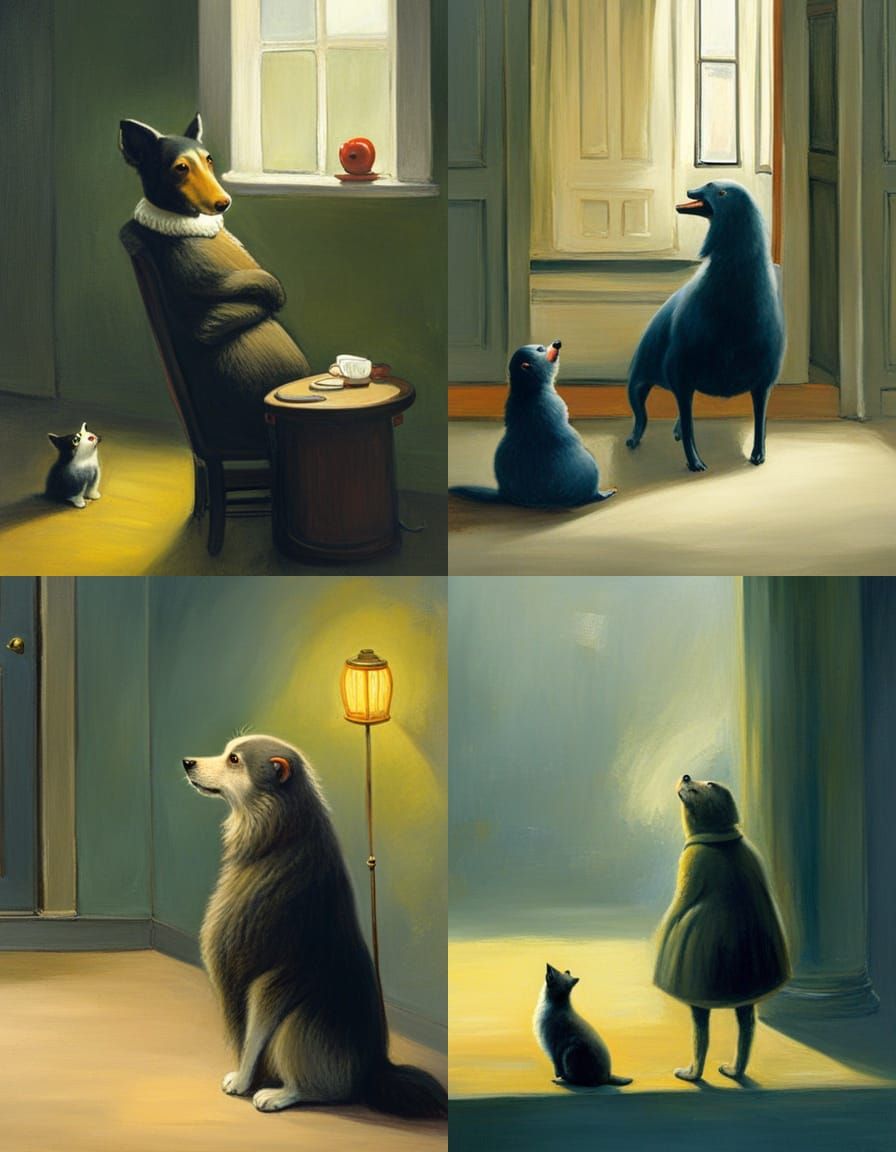 Surreal Animal Painting