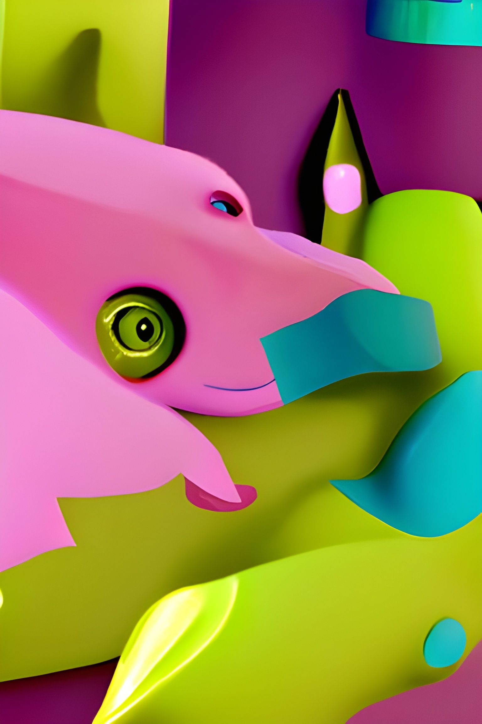 Colorful Creatures in Storybook Illustration Style