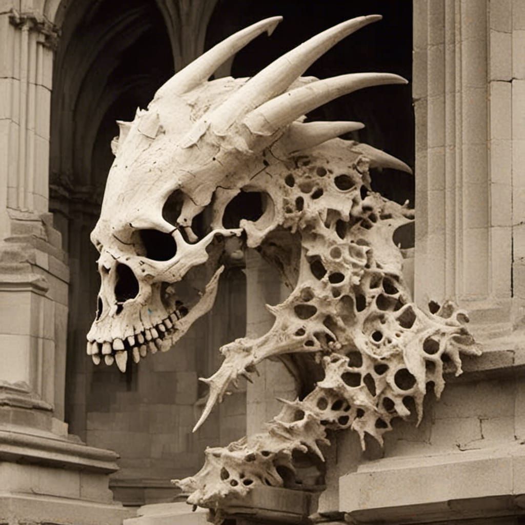 Dragon skull
