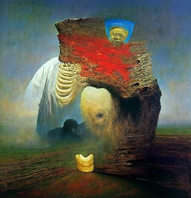 zdzisław beksiński is going crazy
