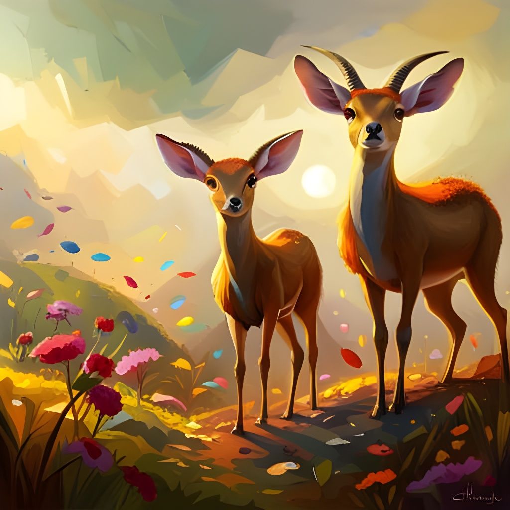 Dik-Diks in the Savannah: Realistic Animal Photography