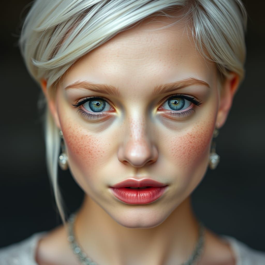 Elegant Icelandic Beauty in Photorealistic Portraiture