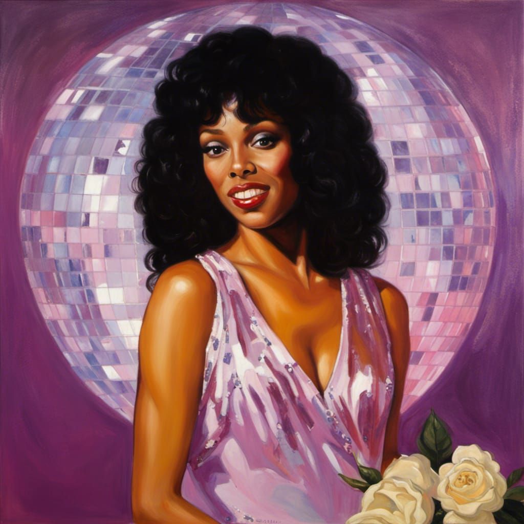 Donna Summer works hard for the money but feel love