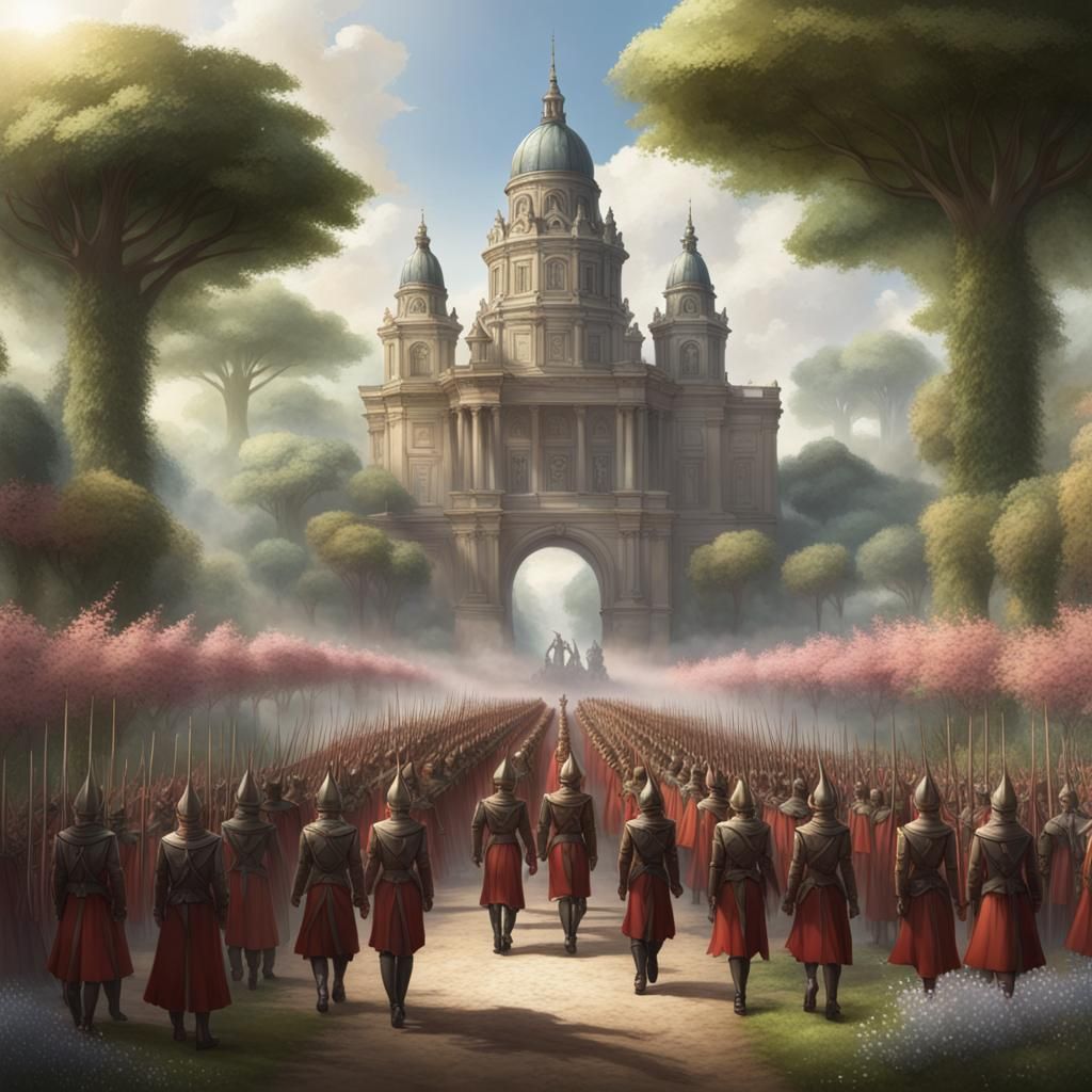 Demonic Army Invasion of Garden of Eden