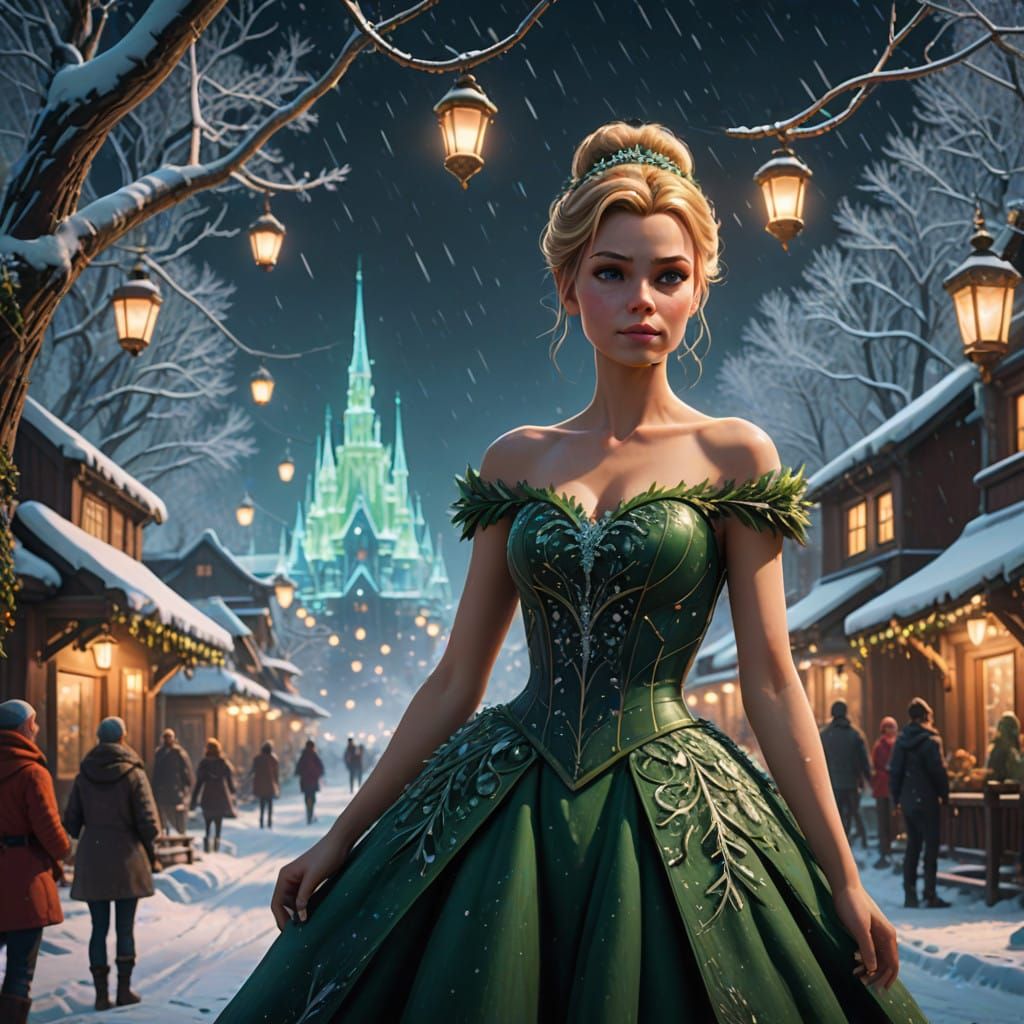 Whimsical Christmas Fantasy at the North Pole