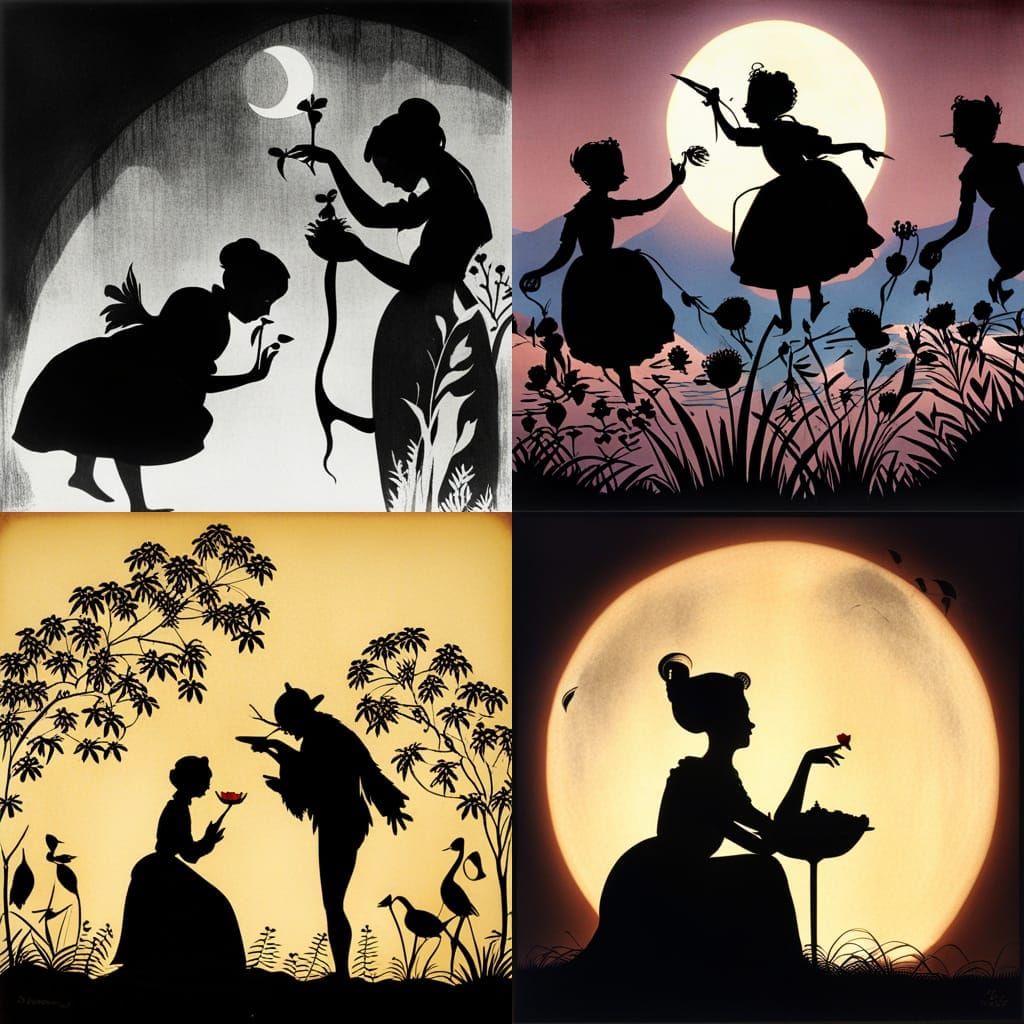 Silhouette Animation Inspired by Lotte Reiniger