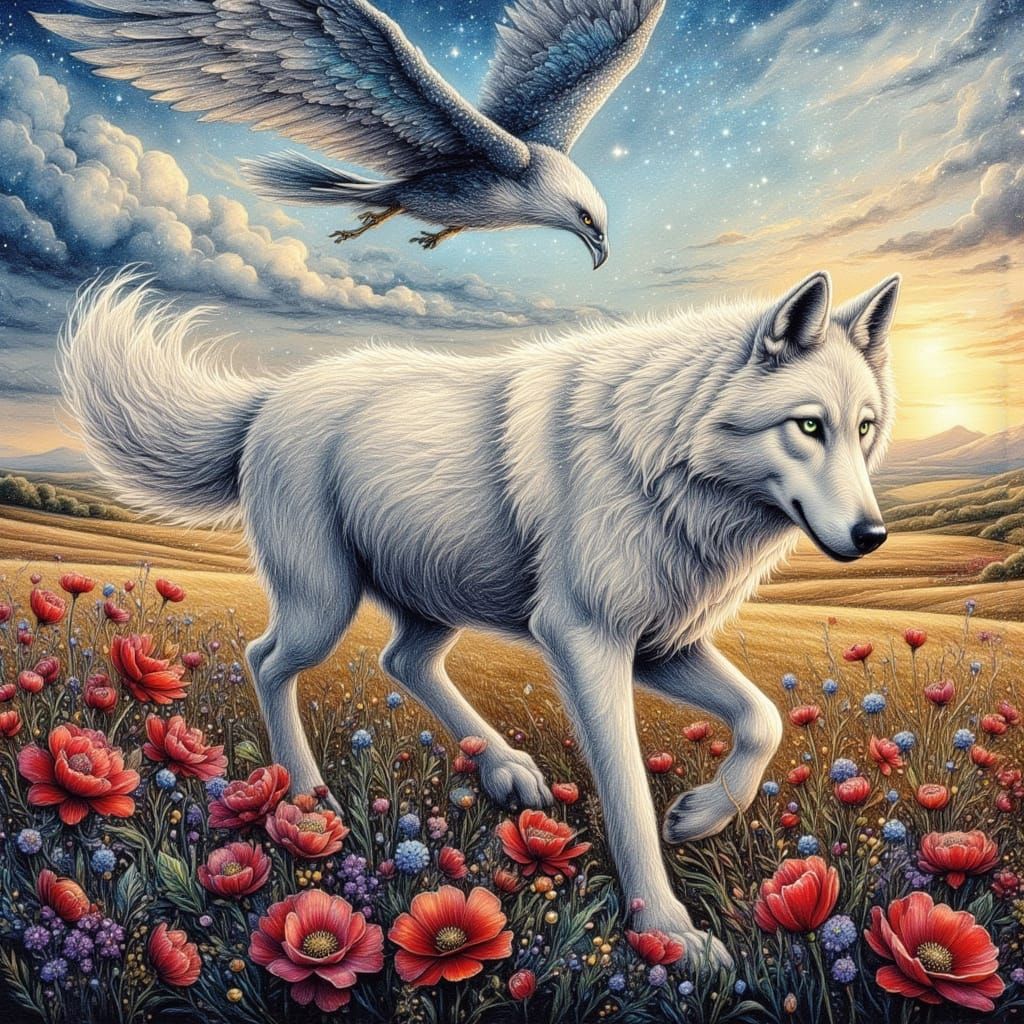 White wolf