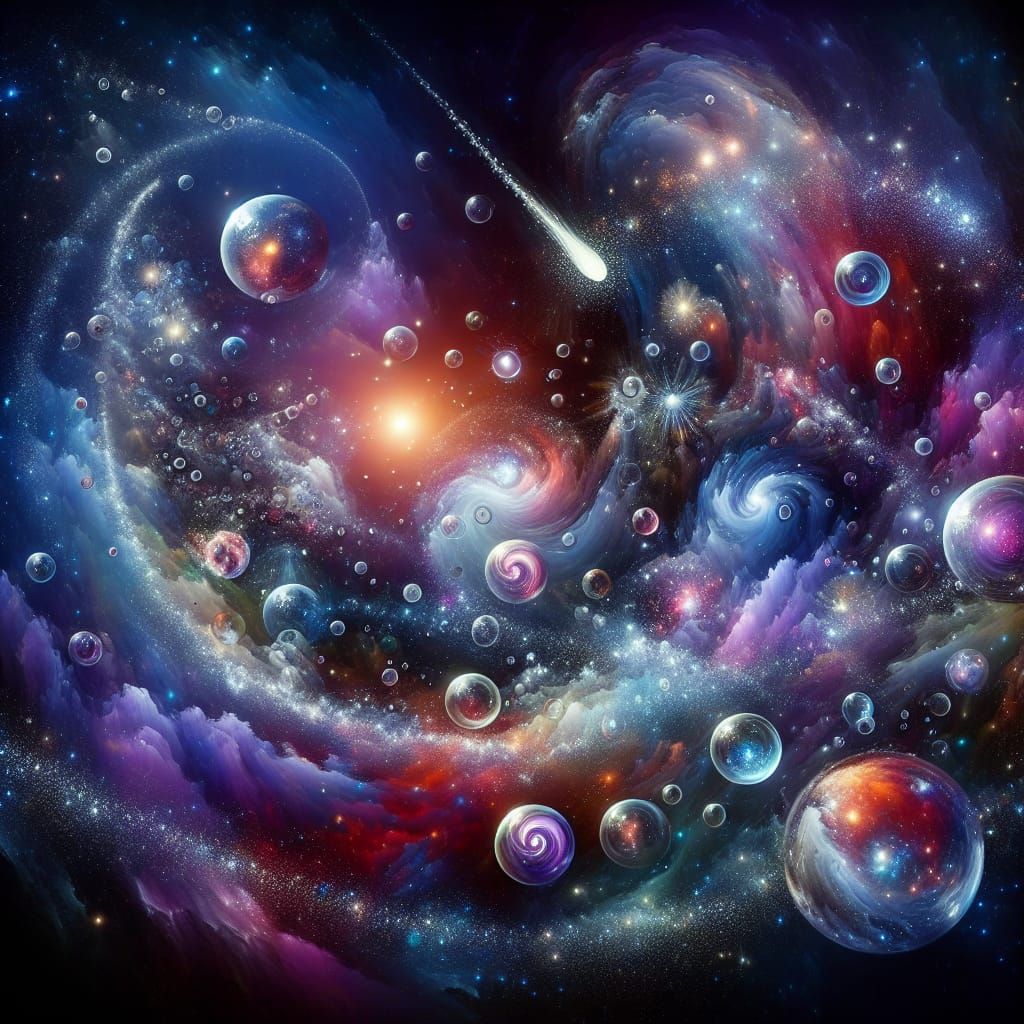 Infinite Universe in Miniature Cosmic Orbs