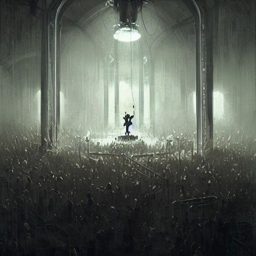 Sinister Circus Clowns in Dark Fantasy Style
