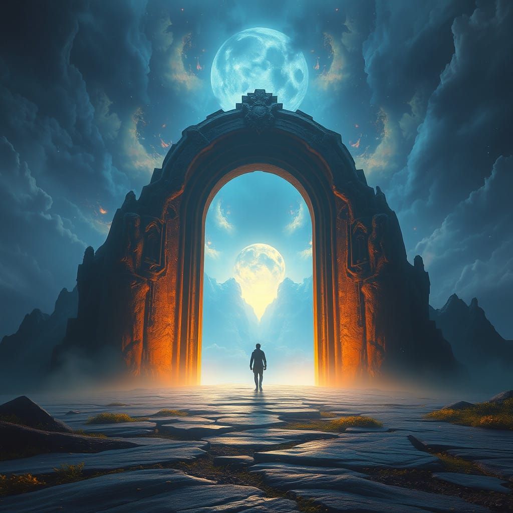 Ethereal Portal to a Dreamlike Realm