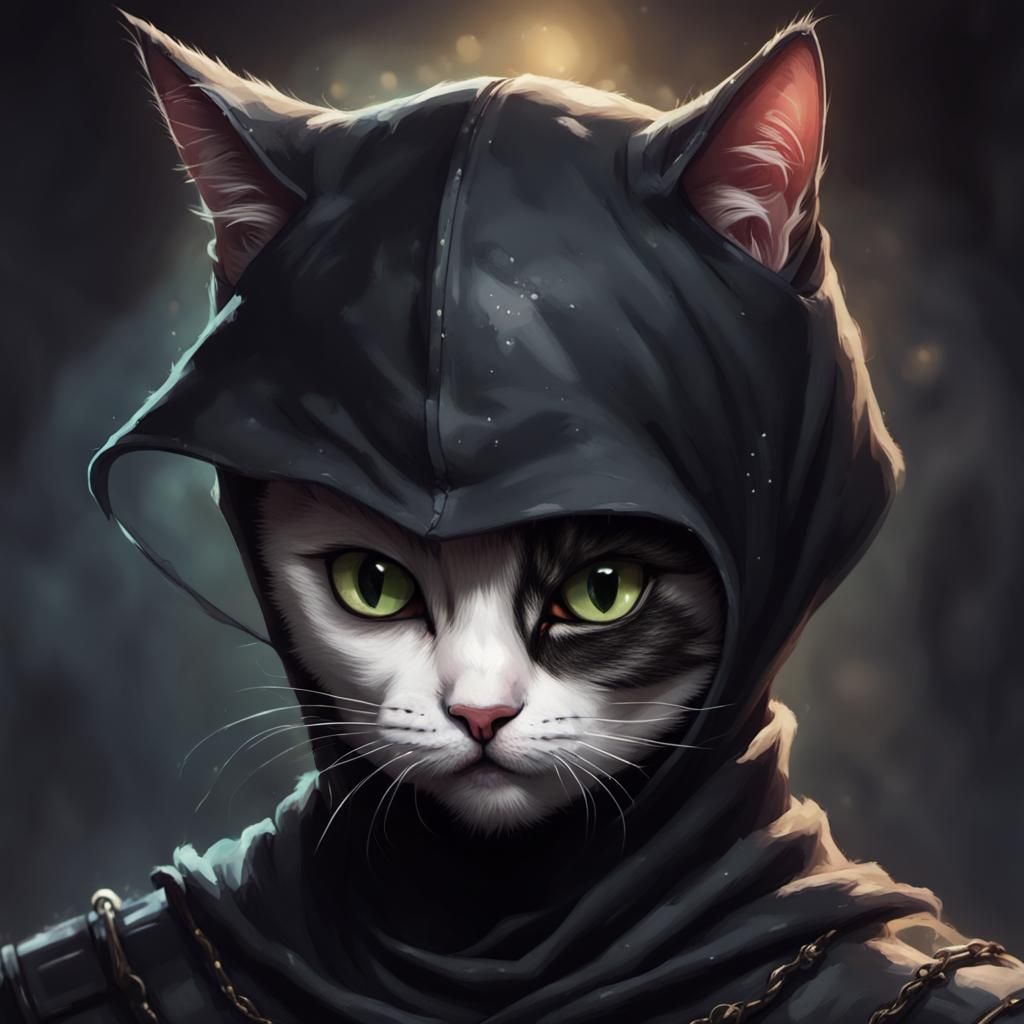 Spooky Villain's Unexpected Soft Spot: Kitten Adoption