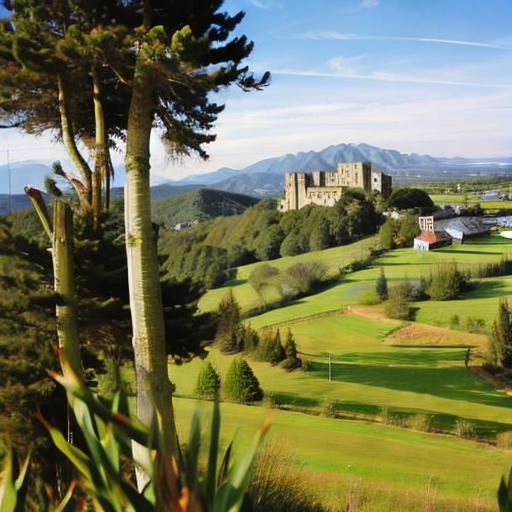 Photorealistic 3D Render in Maximalist Style