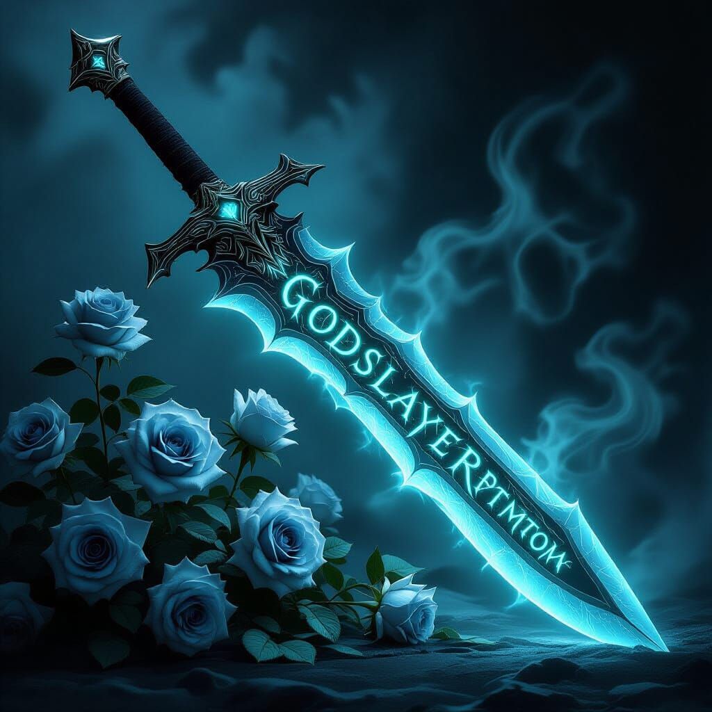 Godslayer Broadsword on Spectral Roses