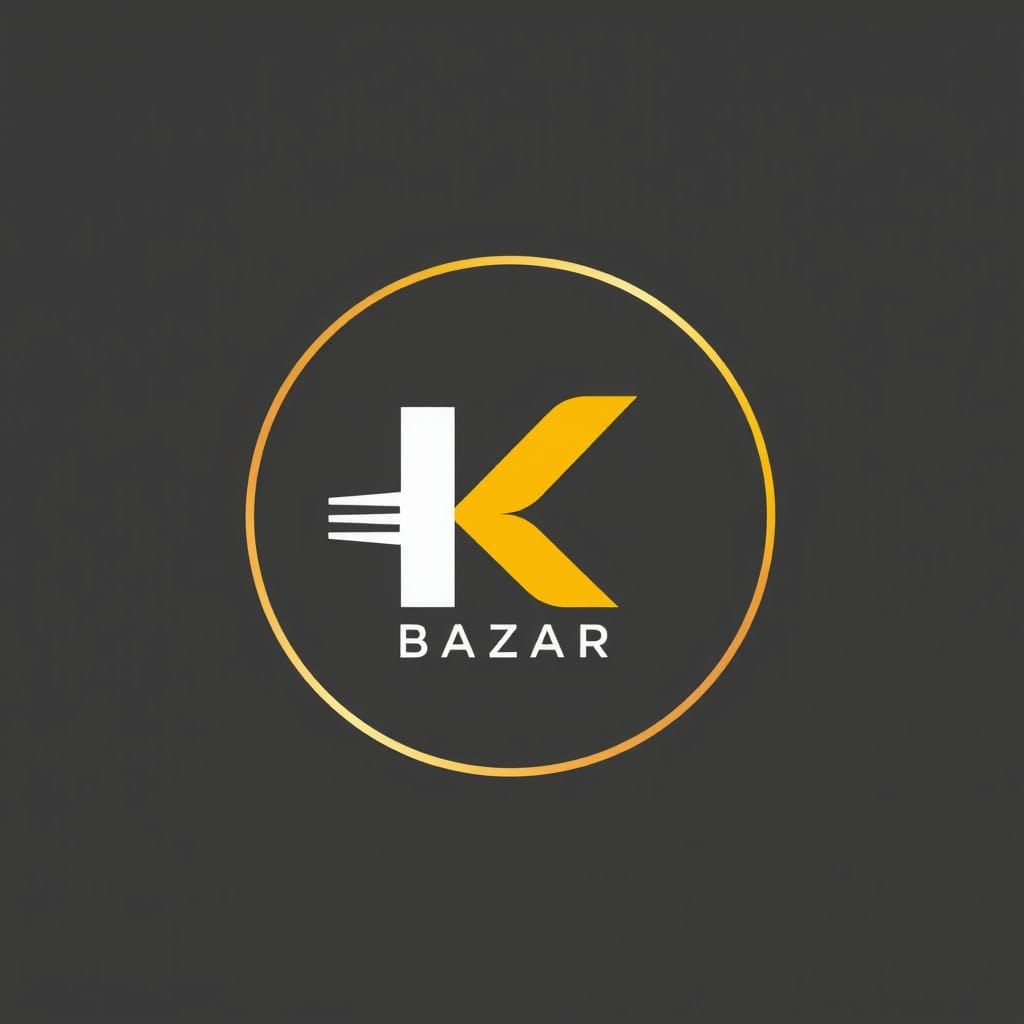 Modern Logo Design with Stylized Letter 'K' and Culinary The...
