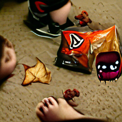 Isaac Eating Doritos with Nike Air Jordans