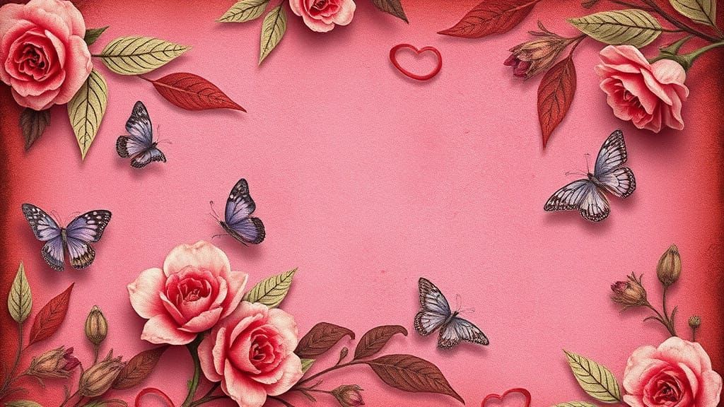 Whimsical Floral Dreams in Vintage Pastel Hues