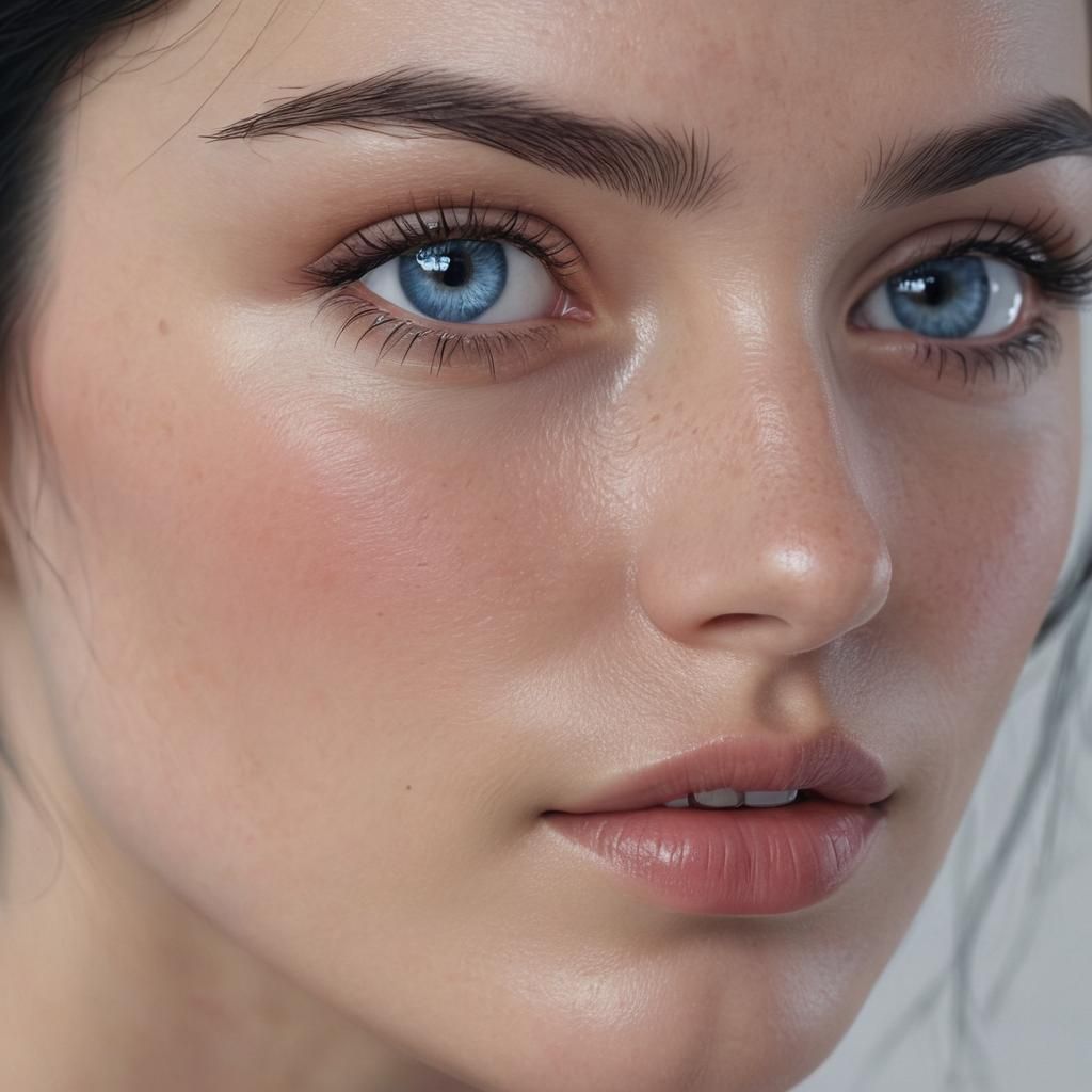 Elegant Portrait of Athletic Woman in High-Fashion Style